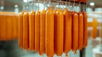 Production of orange-sausages with artificial casings of Ultramid®H Production of orange-sausages with artificial casings of Ultramid®H