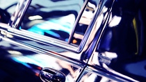 Glossy blue car coating Glossy blue car coating