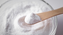 Chemical powder in a jar. Background image. Copyspace text Chemical powder in a jar. Background image. Copyspace text
