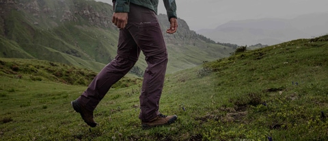 hiker wears pants made from nylon hiker wears pants made from nylon