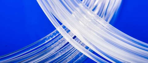 fishing lines made of stretched monofilaments