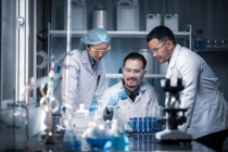 Health care researchers working in life science laboratory Health care researchers working in life science laboratory