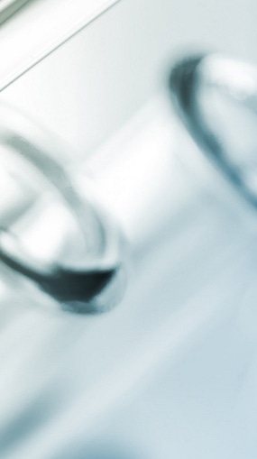 A pipette and four test tubes.