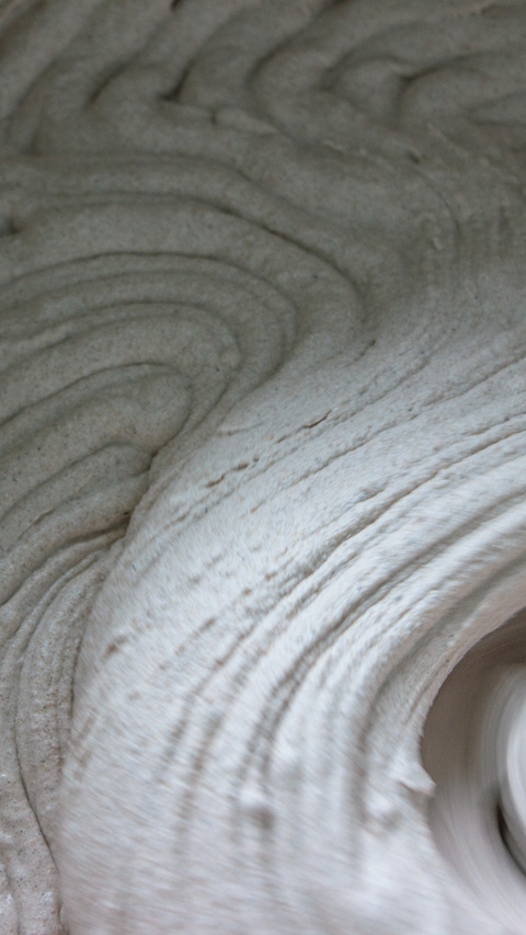 mixing of dry building mixes with mixers