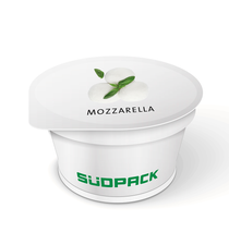 Südpack mozzarella packaging - rigid tray and lid film